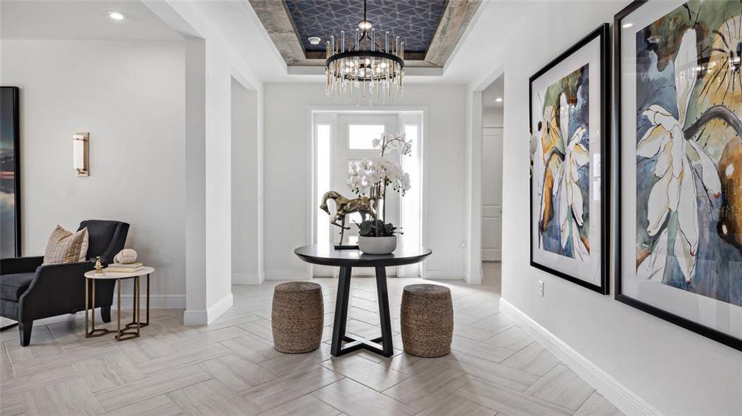 Furnished interior view inside a new home in Cresswind at Lake Harris, Tavares (Image 5).