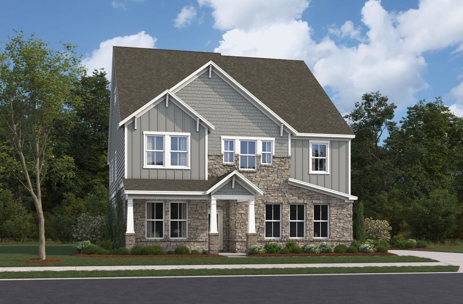 Representative exterior photo of a completed home built from the Plan by Beazer Homes in Acacia, Cumming, GA (Image 20). Representative exterior photo of a completed home built from the Plan by Beazer Homes in Acacia, Cumming, GA (Image 20).