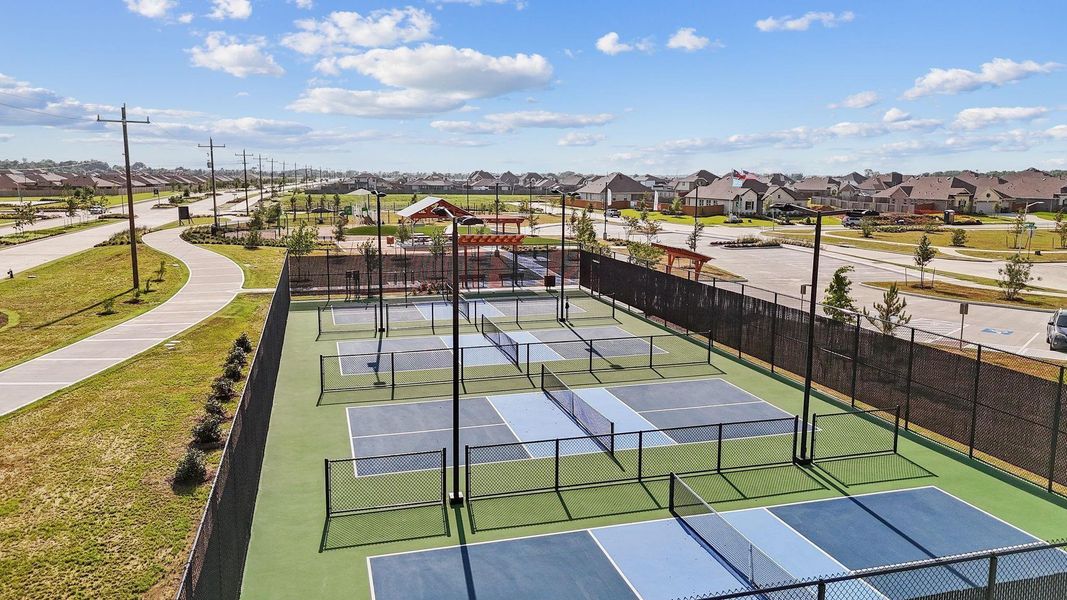 Live the active lifestyle! Enjoy well-maintained tennis and pickleball courts just a short walk from your doorstep. The community is designed with fun, wellness, and connection in mind.