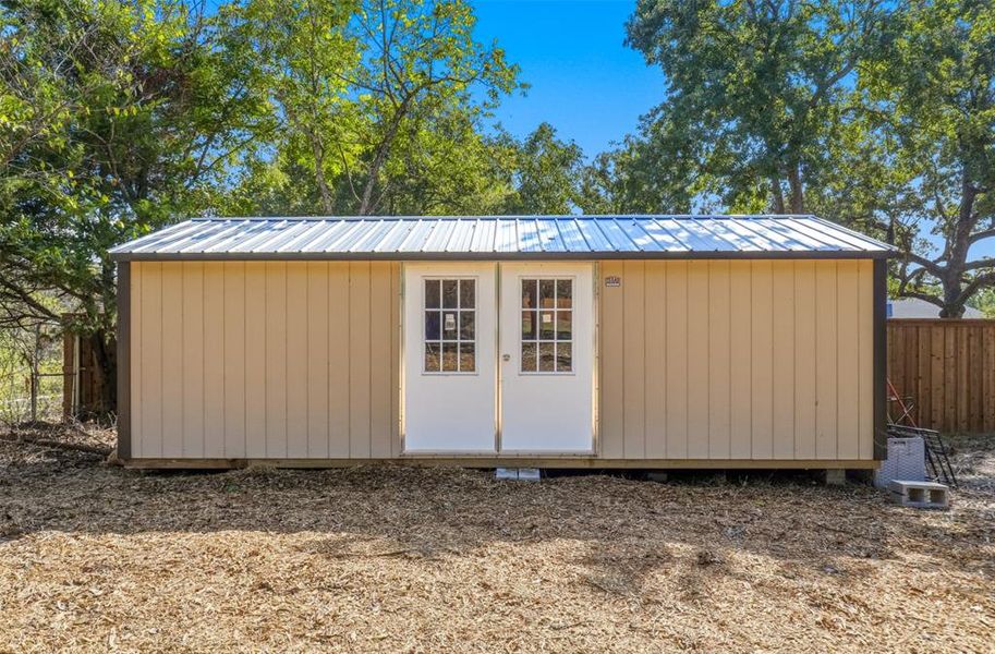 Exterior details and patio area of a home in Crystal Springs Estates, Alvarado (Image 24). Exterior details and patio area of a home in Crystal Springs Estates, Alvarado (Image 24).