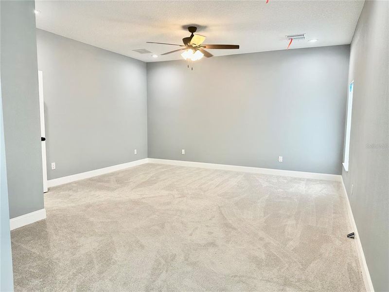 Primary bedroom with ensuite bathroom and walkin closet Primary bedroom with ensuite bathroom and walkin closet