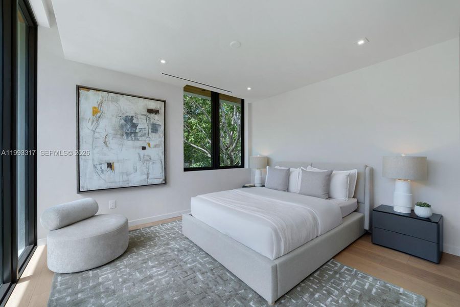 Furnished interior view inside a new home in , Miami (Image 12).