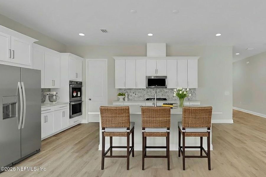 Furnished interior view inside a new home in Forest Park at Wildlight, Yulee (Image 14).