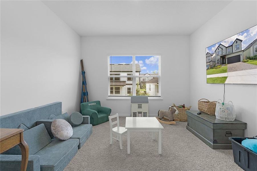 Furnished interior view inside a new home in , Clermont (Image 39).