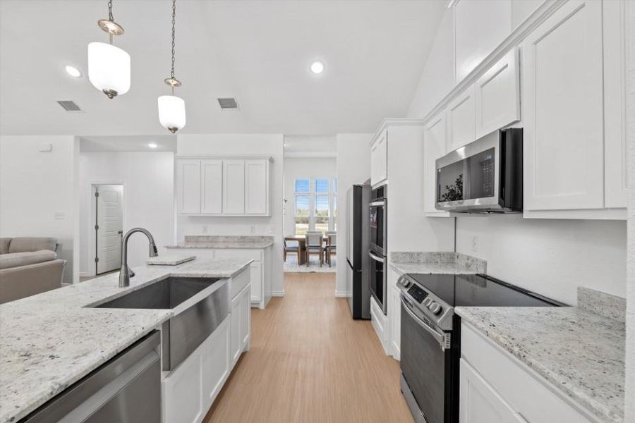 Furnished interior view inside a new home in , Forestburg (Image 18). Furnished interior view inside a new home in , Forestburg (Image 18).