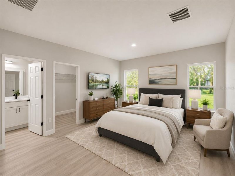 Furnished interior view inside a new home in , Citrus Springs (Image 3). Furnished interior view inside a new home in , Citrus Springs (Image 3).
