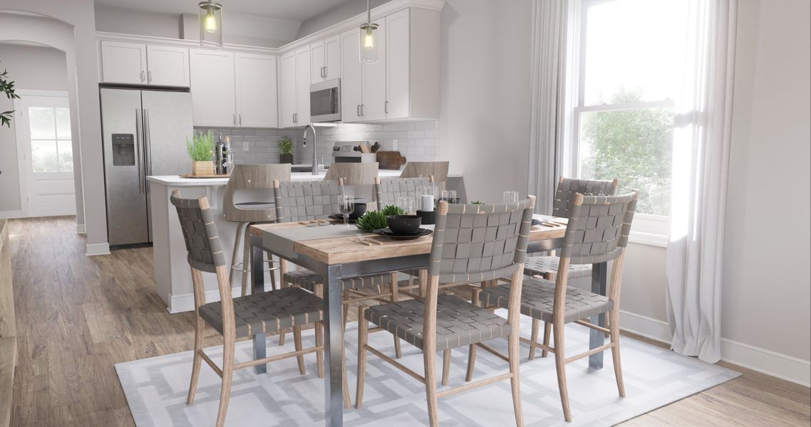 Furnished interior view inside a new home in Oxford Station, Gallatin (Image 8). Furnished interior view inside a new home in Oxford Station, Gallatin (Image 8).