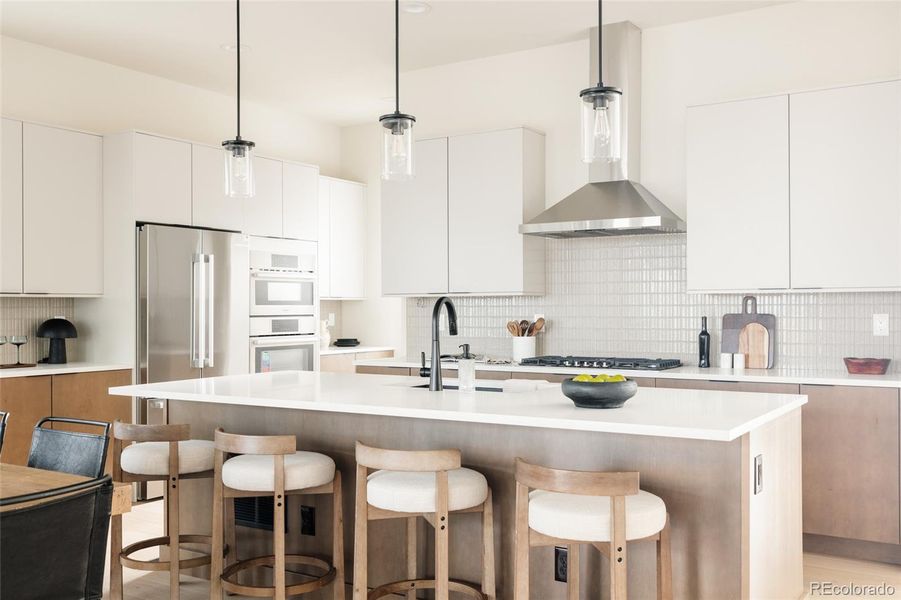 Furnished interior view inside a new home in Lyric at Ridgegate, Lone Tree (Image 11).