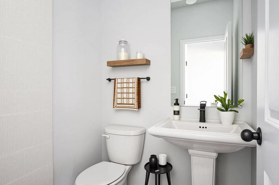 Furnished interior view inside a new home in , Atlanta (Image 8).