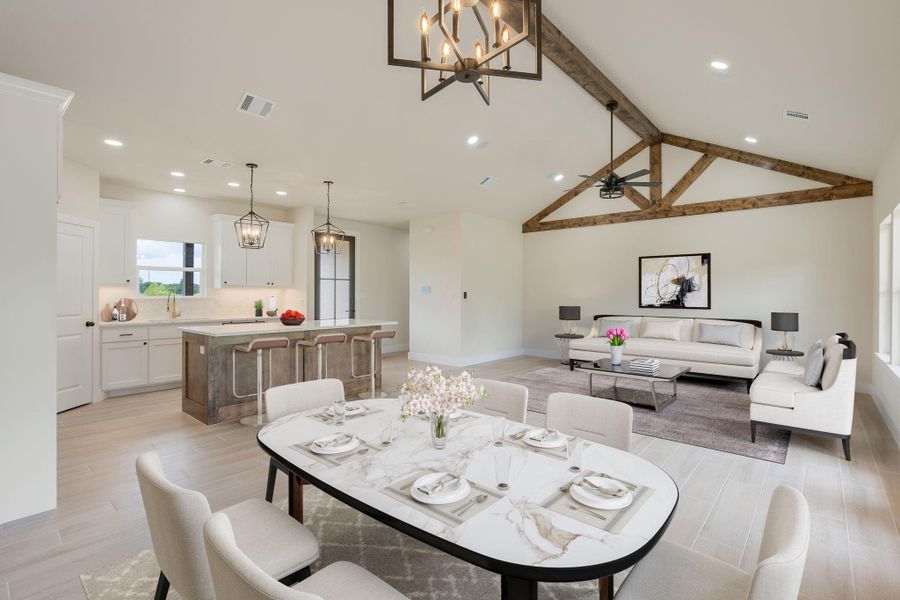 Furnished interior view inside a new home in , Franklin (Image 9).