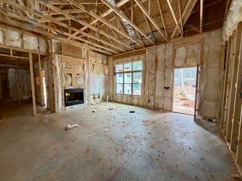 In-progress construction of a new home in Forrest Farms, Greenville, GA (Image 3).