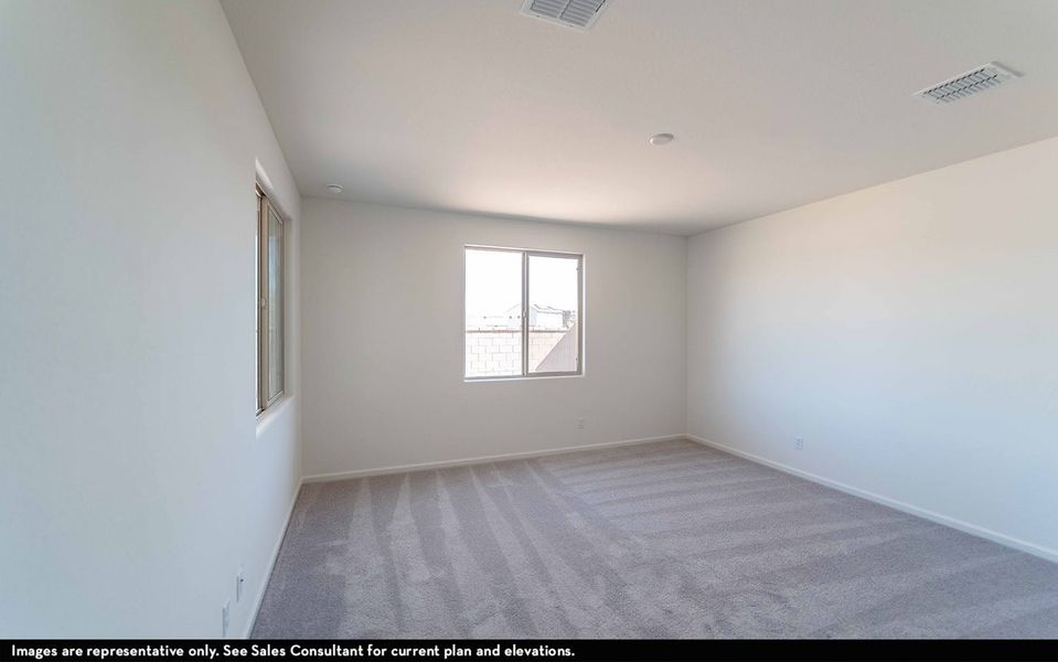 Representative unfurnished interior of a home built from the Marana by CastleRock Communities in Rancho Mirage, Maricopa (Image 13).
