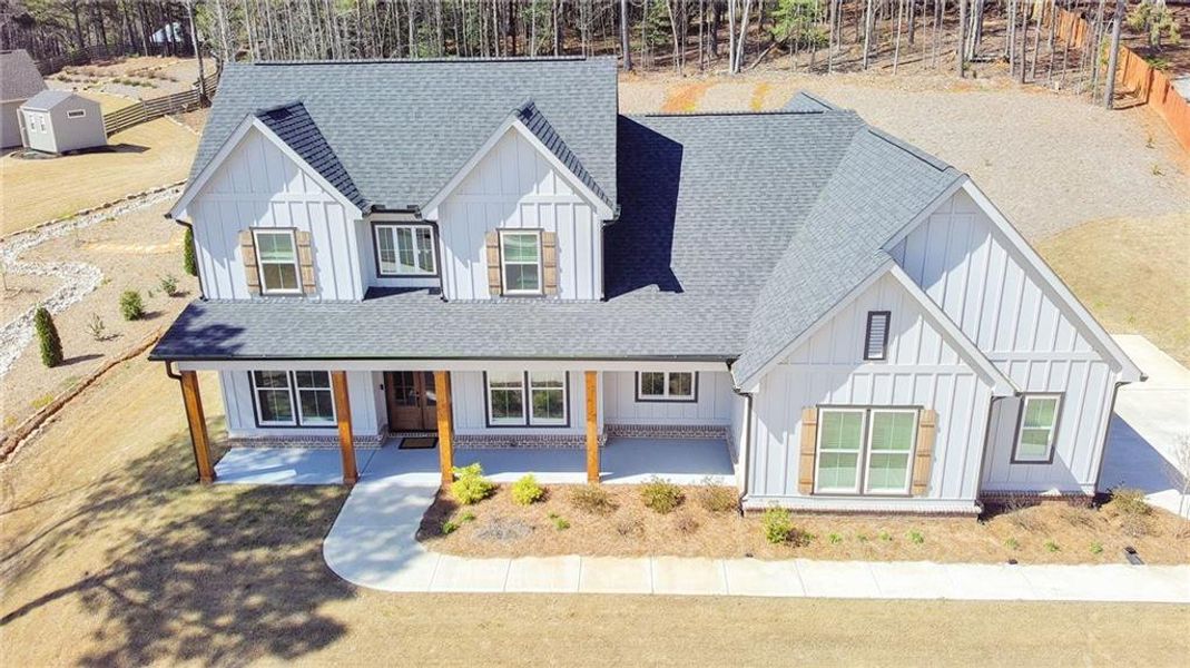 Front exterior of a new home in , Jasper, GA, highlighting curb appeal (Image 26).
