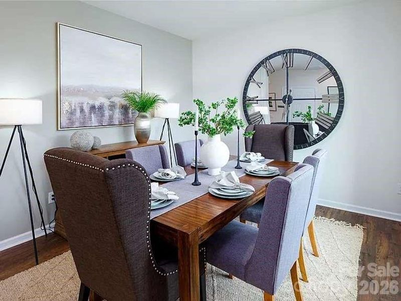 Furnished interior view inside a new home in Secrest Commons, Monroe (Image 4). Furnished interior view inside a new home in Secrest Commons, Monroe (Image 4).