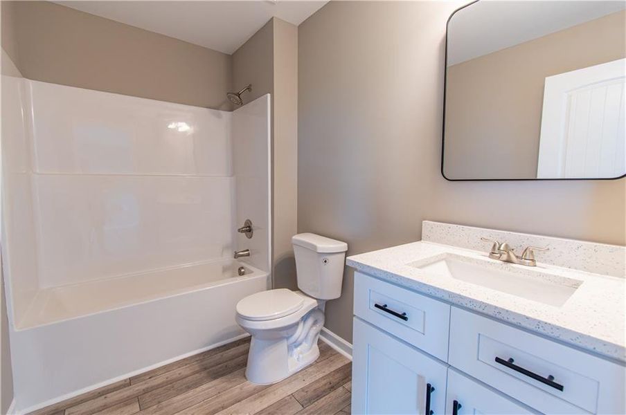 Furnished interior view inside a new home in , Fairmount (Image 8).