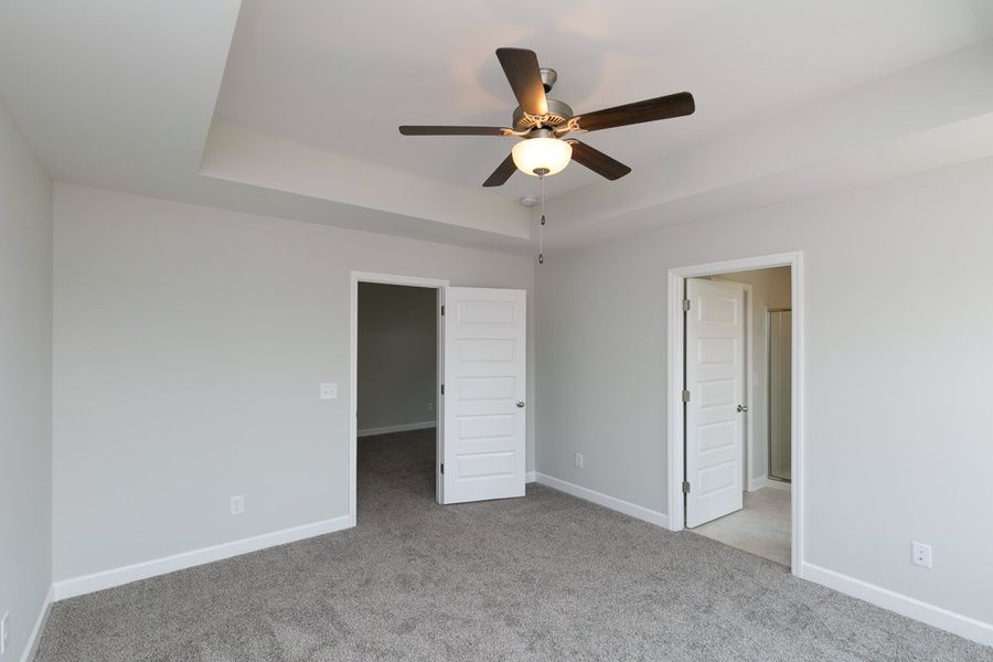 Representative unfurnished interior of a home built from the Dalton by Parkside Builders in The Parks of Mill Town, Chattanooga (Image 21).