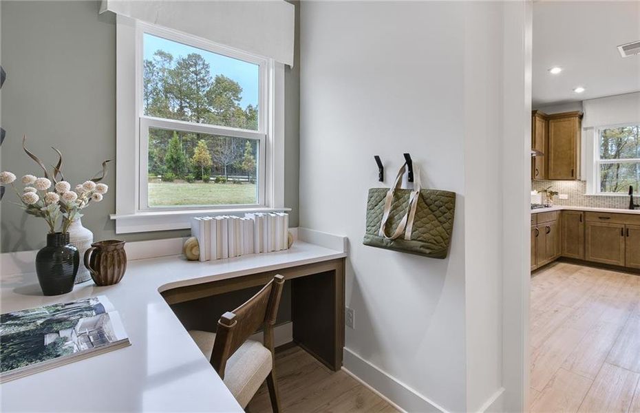 Furnished interior view inside a new home in Hunters Creek, Flowery Branch (Image 16).