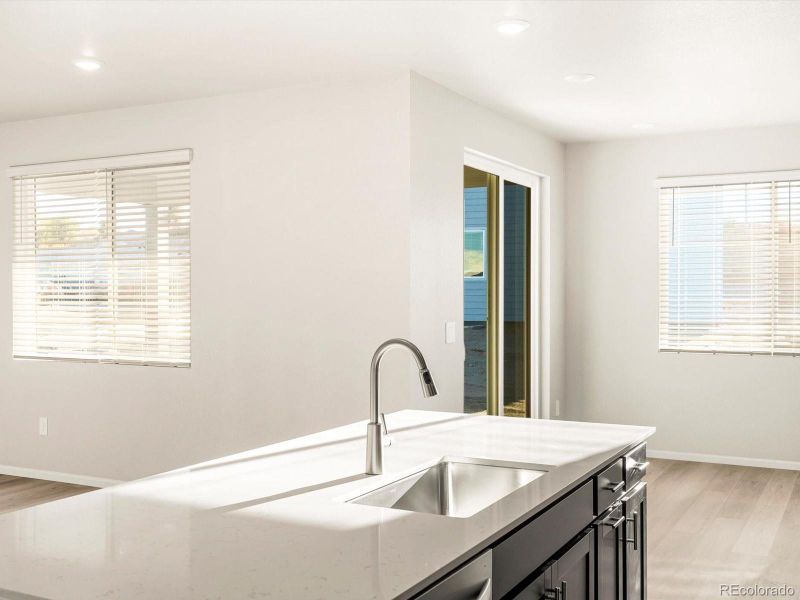 Furnished interior view inside a new home in Poudre Heights: The Alpine Collection, Windsor (Image 12). Furnished interior view inside a new home in Poudre Heights: The Alpine Collection, Windsor (Image 12).