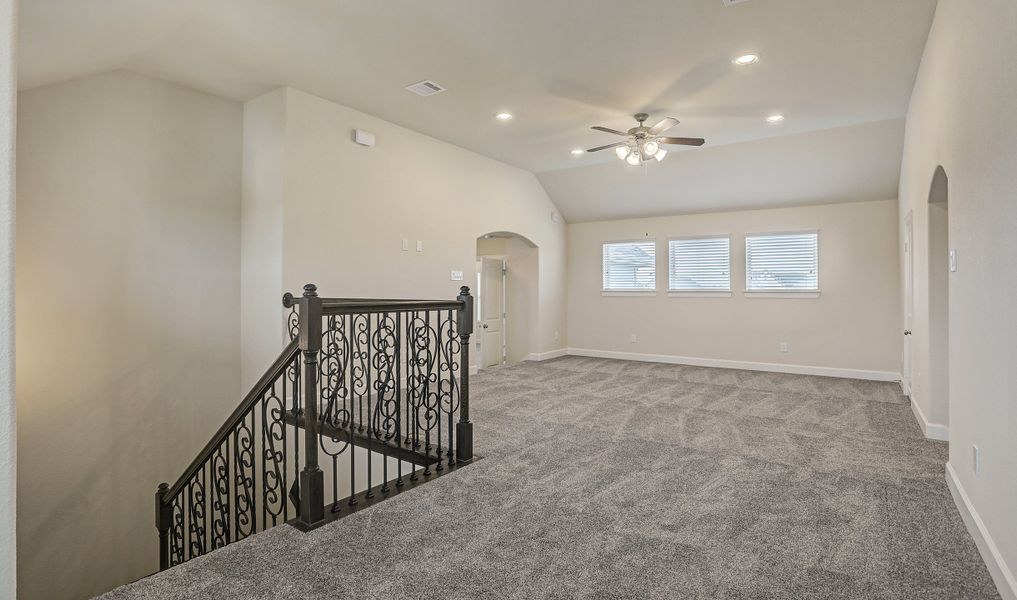 Upstairs loft space