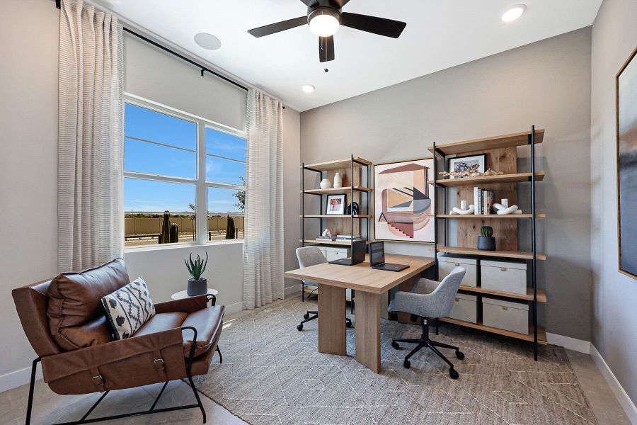 Representative furnished interior of a home built from the Sage by Mattamy Homes in Empire Pointe, Queen Creek (Image 40).