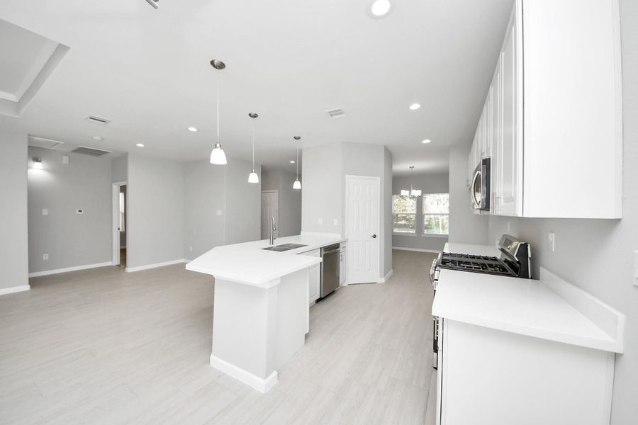 Furnished interior view inside a new home in , Houston (Image 5).