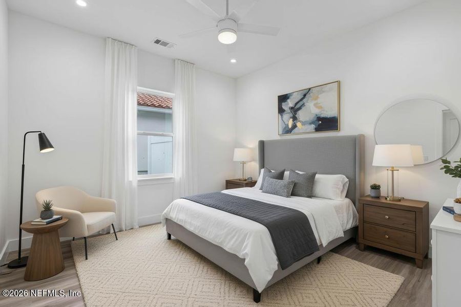 Furnished interior view inside a new home in , St. Johns (Image 12).