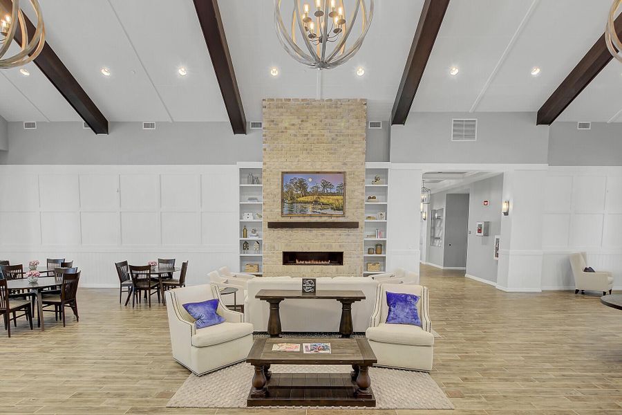 Furnished interior view inside a new home in , Summerville (Image 17).