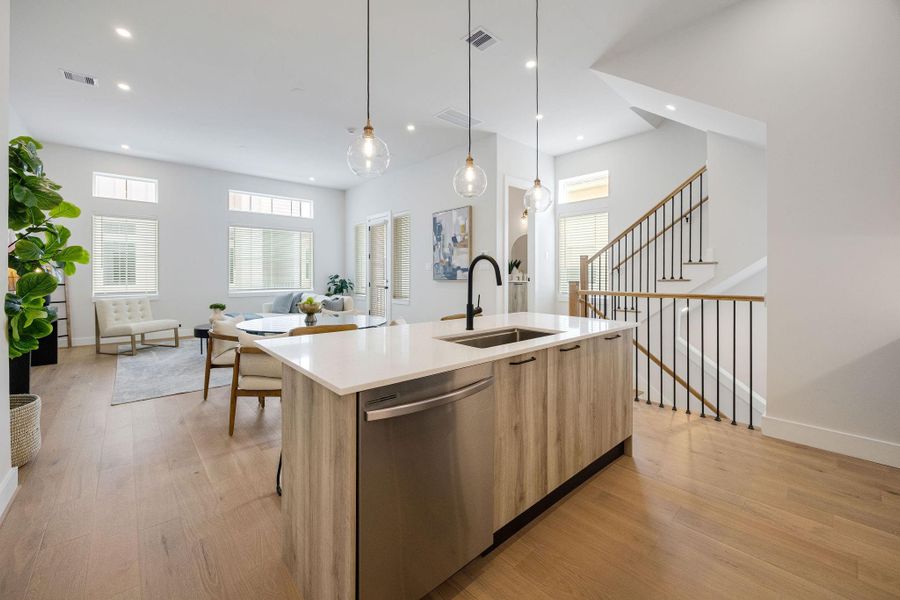 Furnished interior view inside a new home in Tulane Crossing, Houston (Image 15).