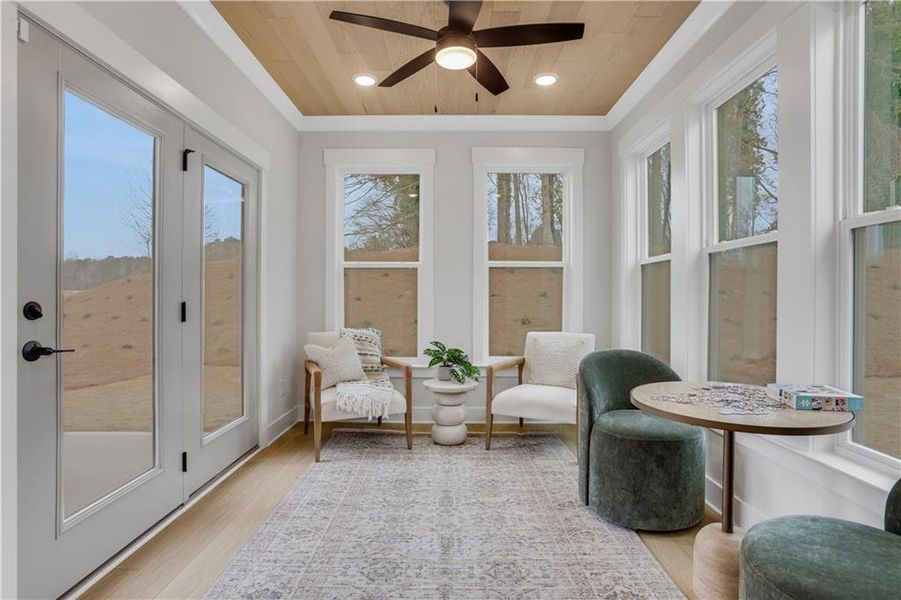 Furnished interior view inside a new home in Villas at Dawsonville, Dawsonville (Image 6).