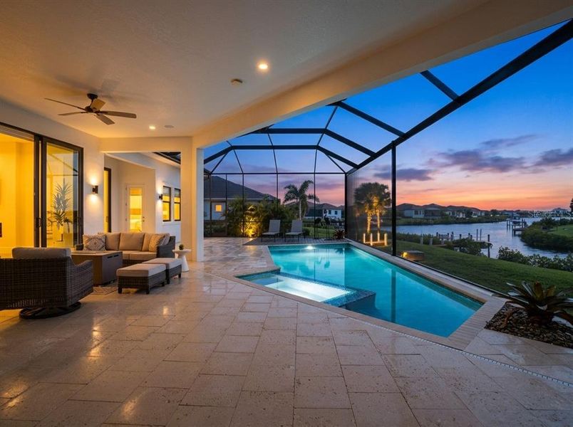 Exterior details and patio area of a home in , Parrish (Image 38).