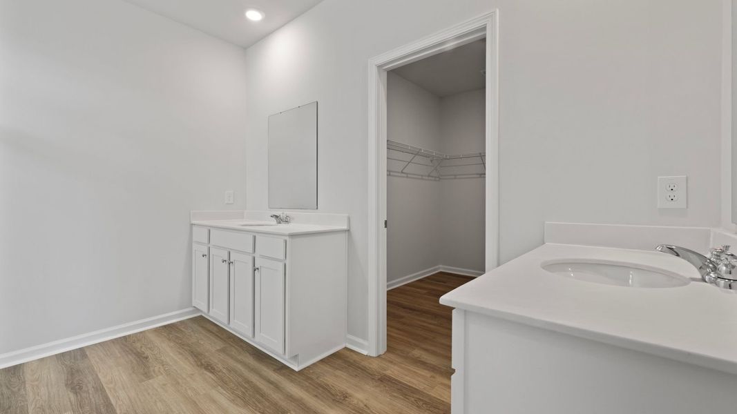 Representative furnished interior of a home built from the DARBY-EXP by D.R. Horton in Lakeview at Kitfield, Moncks Corner (Image 10).