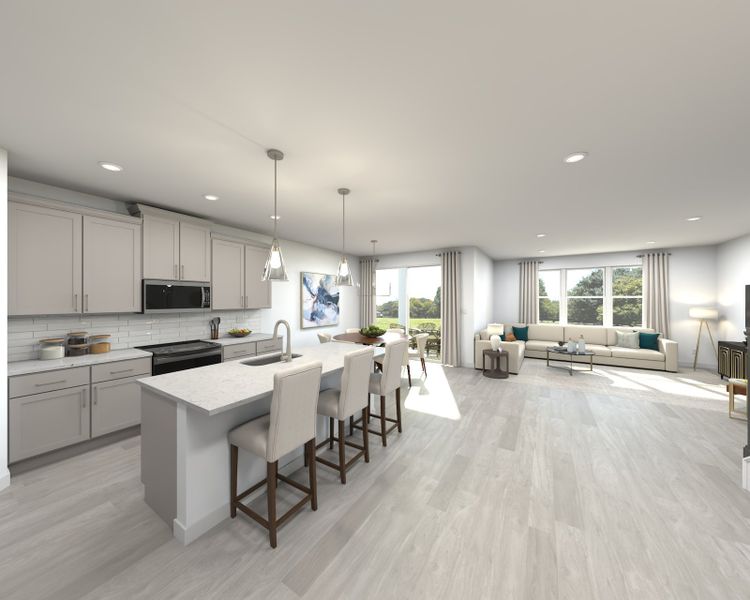 Furnished interior view inside a new home in Magnolia Bay - Reserve Series, Nokomis (Image 5).