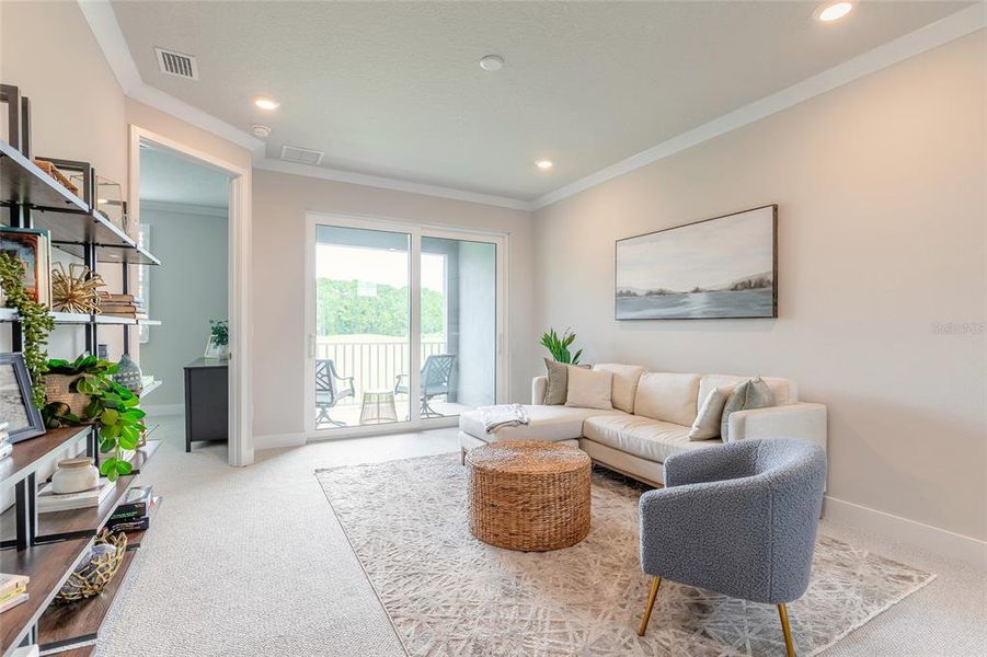 Furnished interior view inside a new home in , New Smyrna Beach (Image 37).