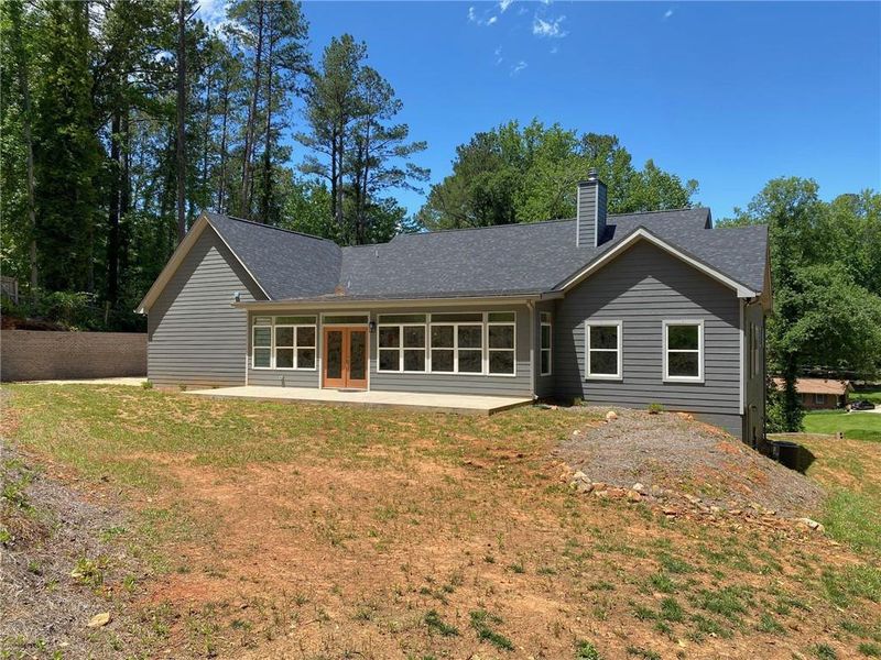 Front exterior of a new home in , Atlanta, GA, highlighting curb appeal (Image 18).