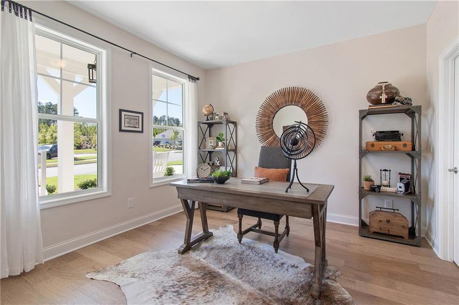 Furnished interior view inside a new home in , Hiram (Image 6).