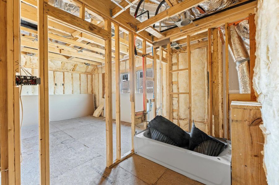 In-progress construction of a new home in , Houston, TX (Image 17).