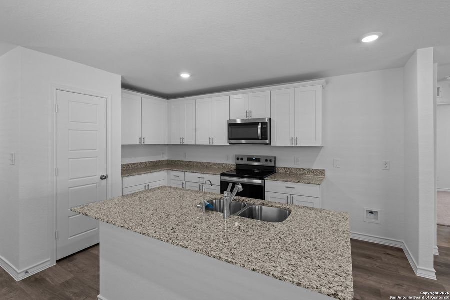 Furnished interior view inside a new home in The Overlook at Creekside, New Braunfels (Image 4).