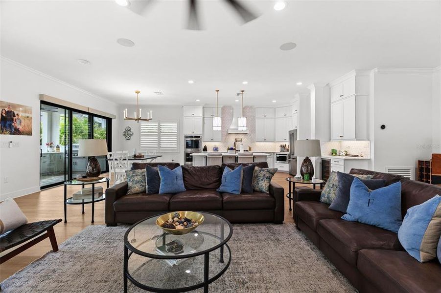 Furnished interior view inside a new home in , Tampa (Image 10).