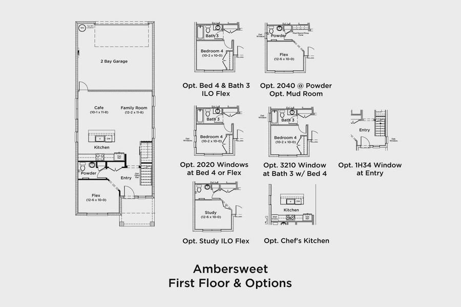 2D floor plan layout for the Ambersweet by DRB Homes in Trinity Place, St. Cloud, FL (Image 5). 2D floor plan layout for the Ambersweet by DRB Homes in Trinity Place, St. Cloud, FL (Image 5).