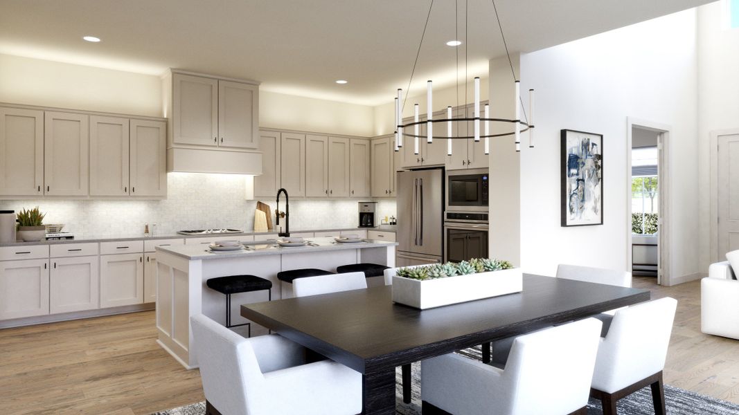 Representative furnished interior of a home built from the Valente by Normandy Homes in Hazelwood 40' Series, Frisco (Image 14). Representative furnished interior of a home built from the Valente by Normandy Homes in Hazelwood 40' Series, Frisco (Image 14).