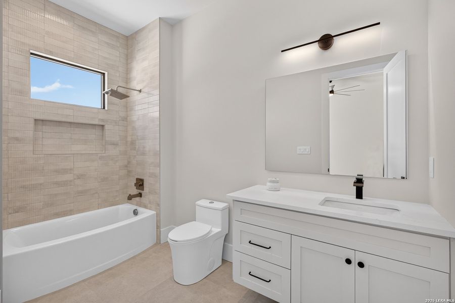 Furnished interior view inside a new home in , San Antonio (Image 8).