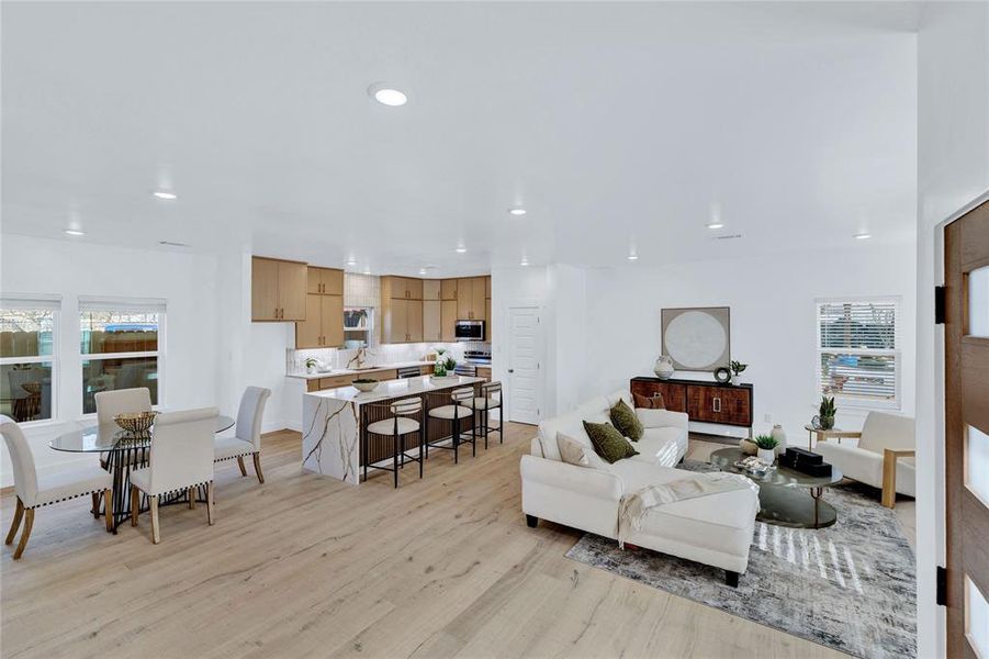 Furnished interior view inside a new home in , McKinney (Image 10).