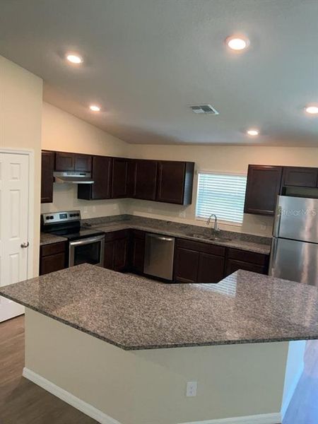 Furnished interior view inside a new home in , Englewood (Image 7). Furnished interior view inside a new home in , Englewood (Image 7).