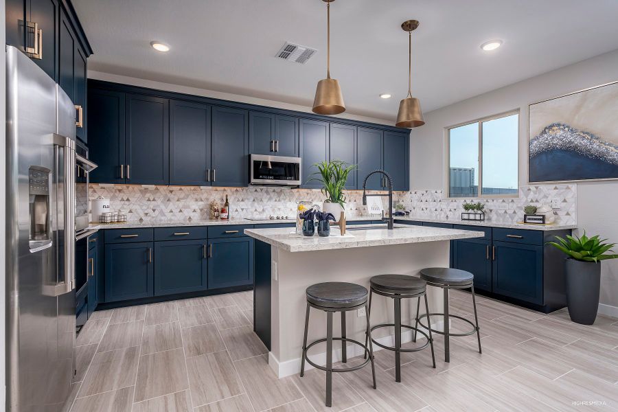 Furnished interior view inside a new home in The Villages at North Copper Canyon, Surprise (Image 6).