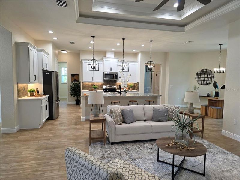 Furnished interior view inside a new home in , Brooksville (Image 31).