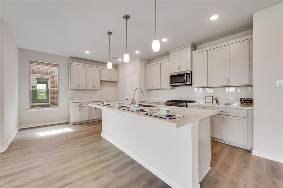 Furnished interior view inside a new home in Spiritas Ranch, Little Elm (Image 12).