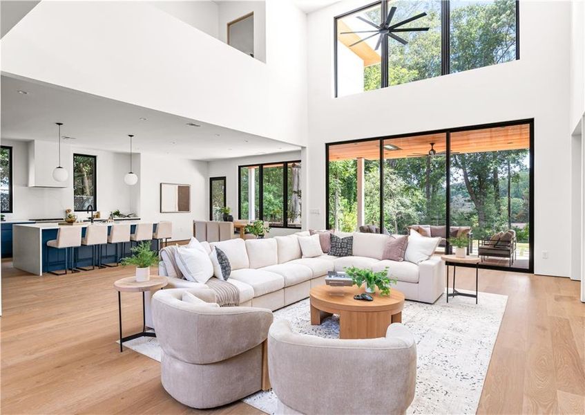 Furnished interior view inside a new home in , Decatur (Image 10).