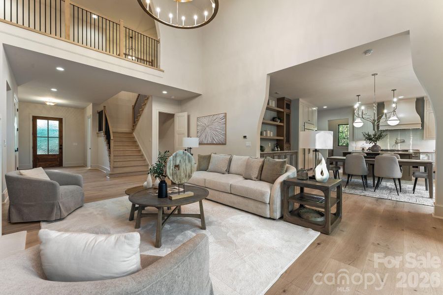 Furnished interior view inside a new home in , Mooresville (Image 18).