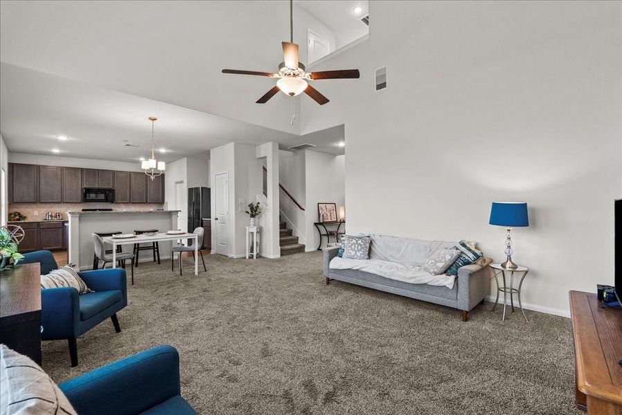 Furnished interior view inside a new home in Mecom Way, Hitchcock (Image 8). Furnished interior view inside a new home in Mecom Way, Hitchcock (Image 8).