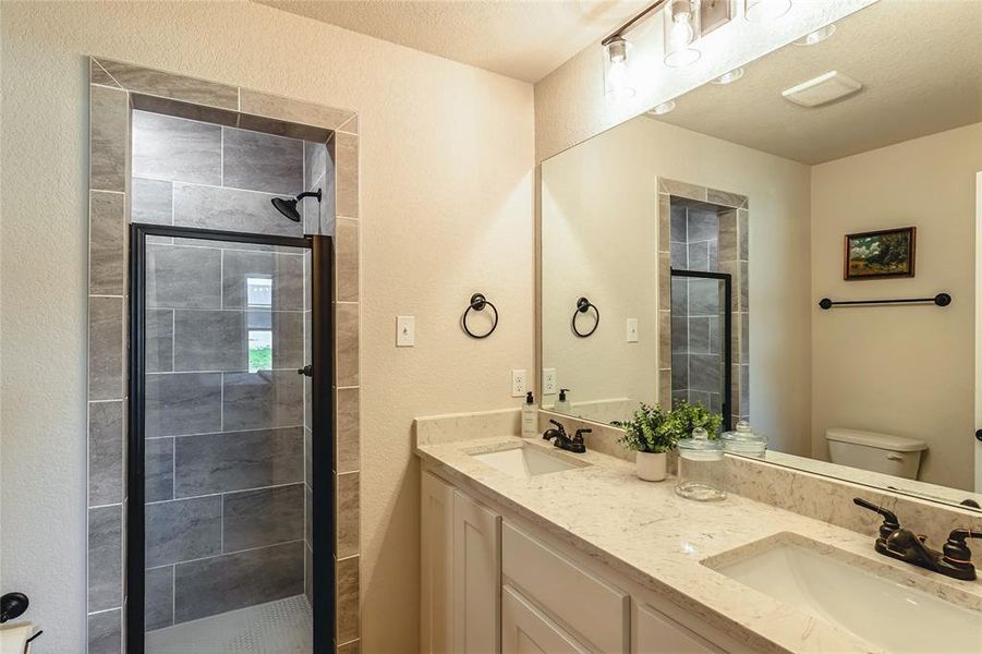 Furnished interior view inside a new home in , Azle (Image 18).